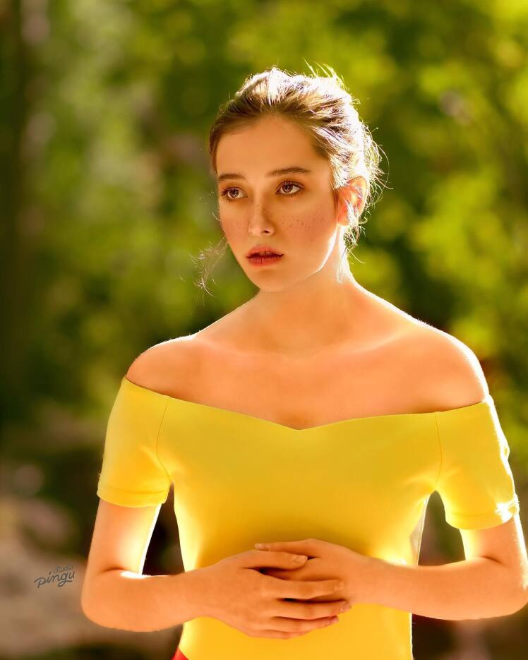 Yellow in green